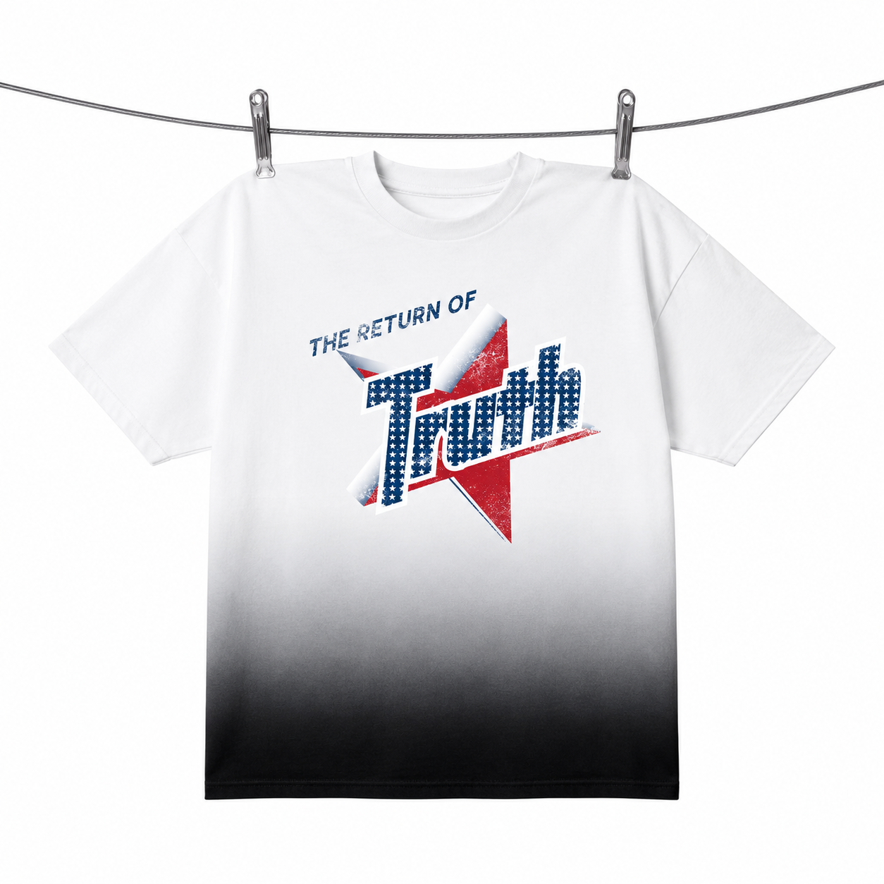 The Return Tee – W/B Gradient