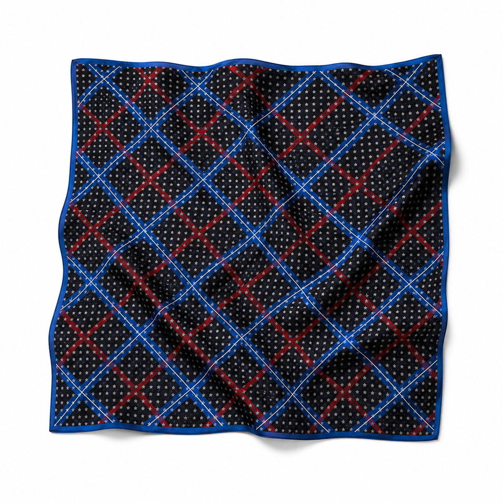 Heritage Check Silk Scarf