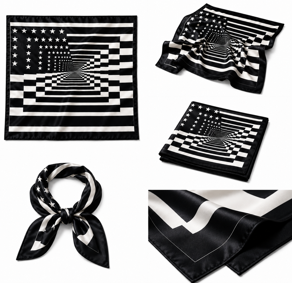 Sunken Silk Scarf