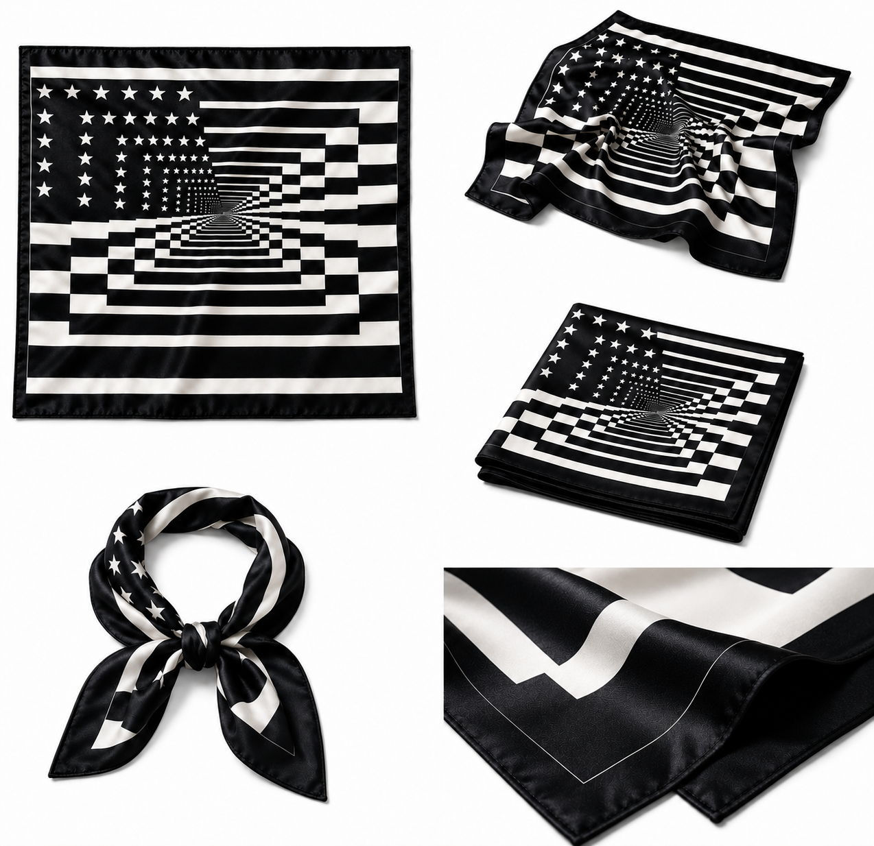 Sunken Silk Scarf